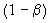 (1-beta)